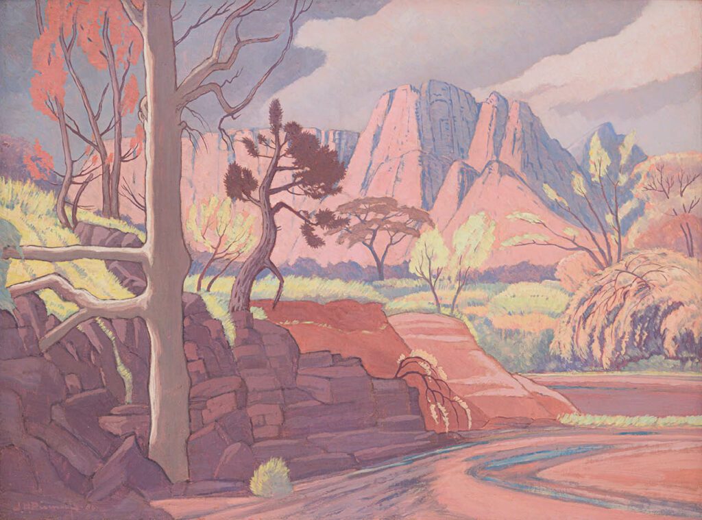 Strauss & Co's May Auction: South African Modernists 8 Strauss & Co May Auction SA Modernists Pierneef Mountain & Trees