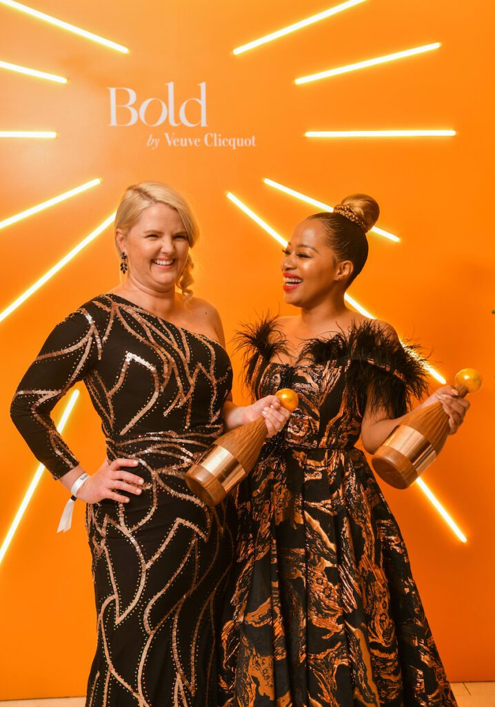South Africa's 2023 Veuve Clicquot Bold Woman Award Winners & Finalists 2 1. Veuve Clicquot Bold Woman Award event Claire Blanckenberg Zama Ngcobo 718x1024 1