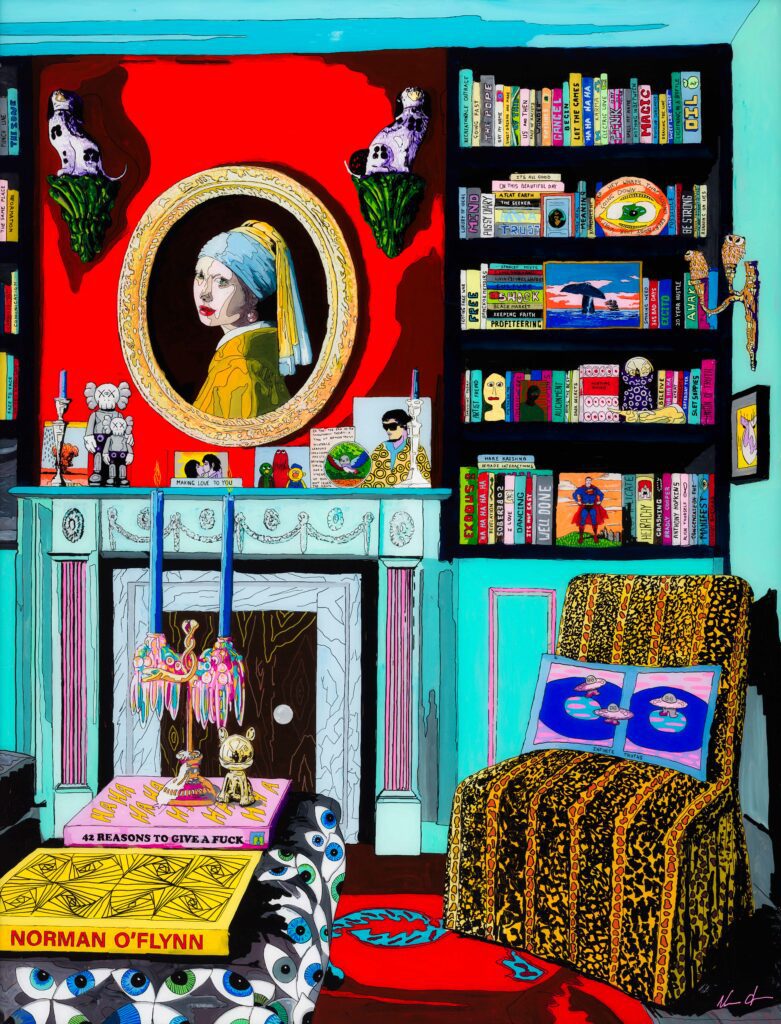 Turbine Art Fair 2023 3 22Interior with Vermeer22 WORLDART Norman OFlynn 781x1024 1