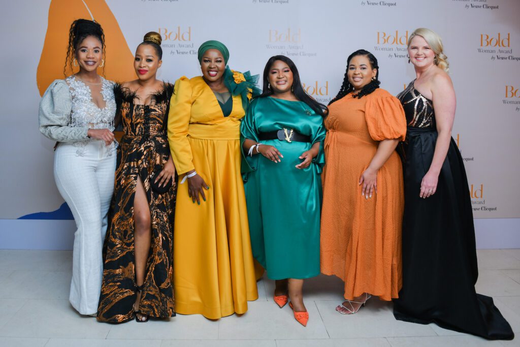 South Africa's 2023 Veuve Clicquot Bold Woman Award Winners & Finalists 6 4. Veuve Clicquot Bold Woman Award event finalists Mathlatse Mamaila Zama Ngcobo Tebogo Mosito Bathabile Moreki Andiswa Xozwa Claire Blanckenberg 1024x683 1