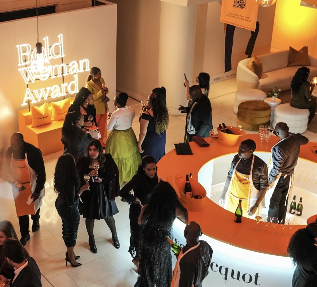 South Africa's 2023 Veuve Clicquot Bold Woman Award Winners & Finalists 7 7. Veuve Clicquot Bold Woman Award networking 1024x927 1