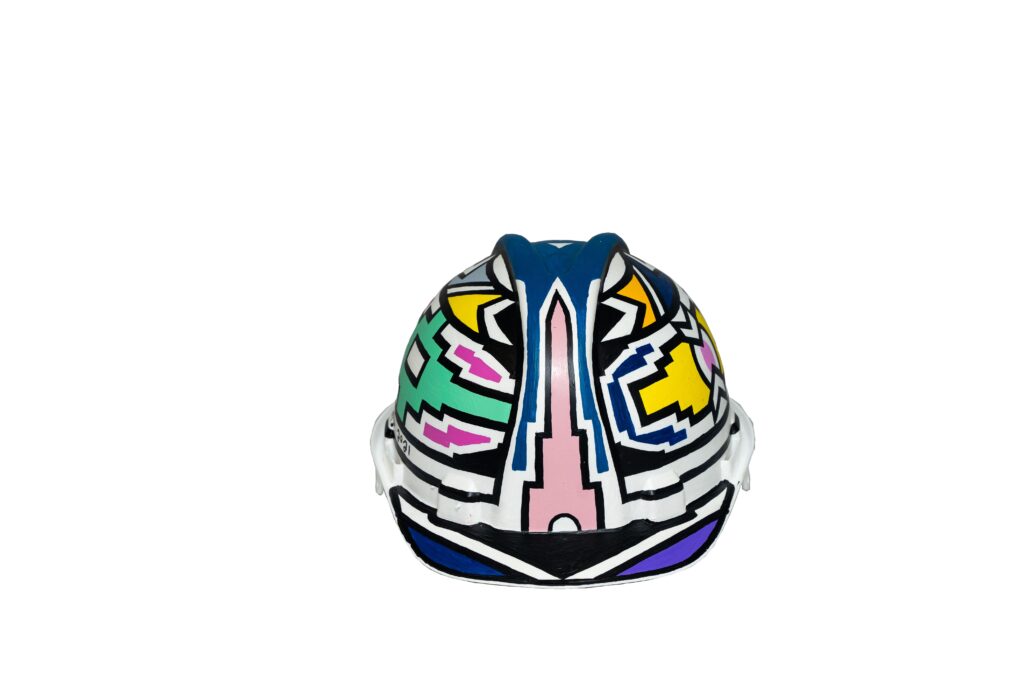 A Retrospective Unveiling: A Life of Artistic Brilliance 19 Helmet collection
