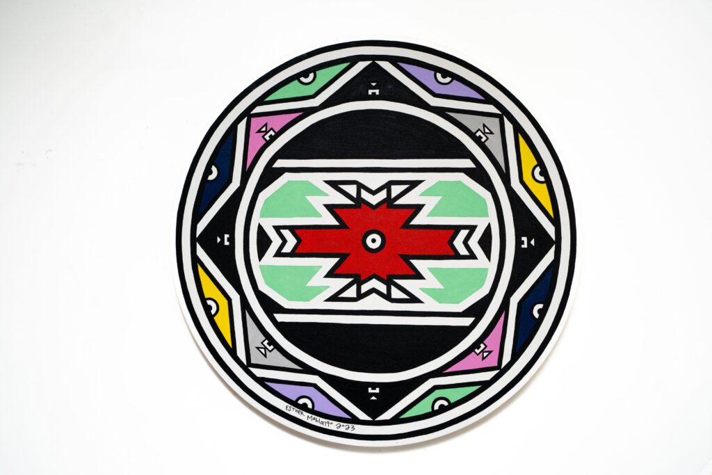 A Retrospective Unveiling: A Life of Artistic Brilliance 20 C7007 120cm in diameter 2023