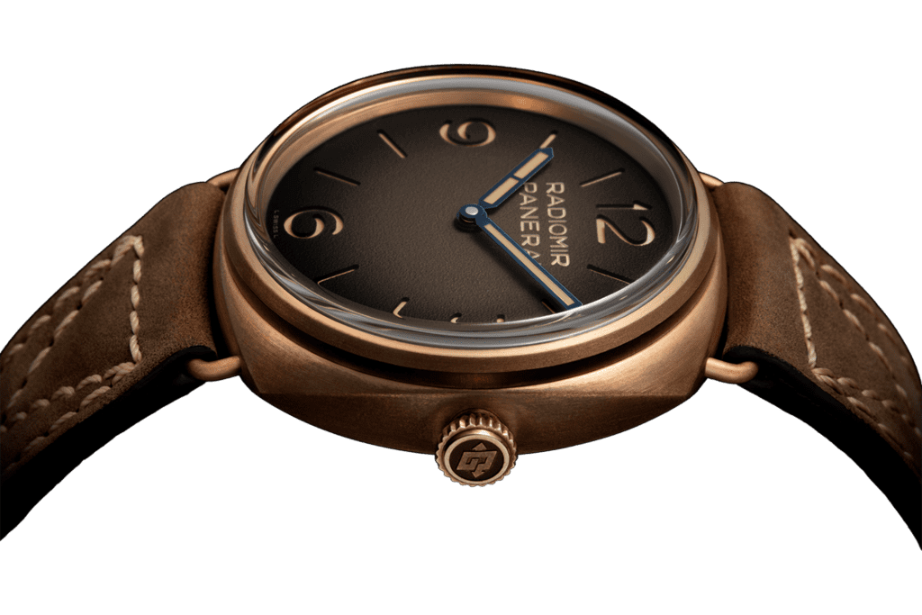 Imibala Summer Gala Auction Lots Announced 8 Panerai Radiomir Bronzo Imibala watch. Side View