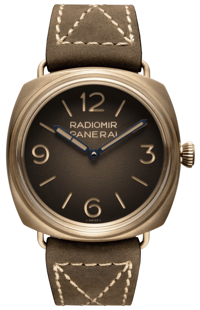 Imibala Summer Gala Auction Lots Announced 7 Panerai Radiomir Bronzo Imibala watch. Front view