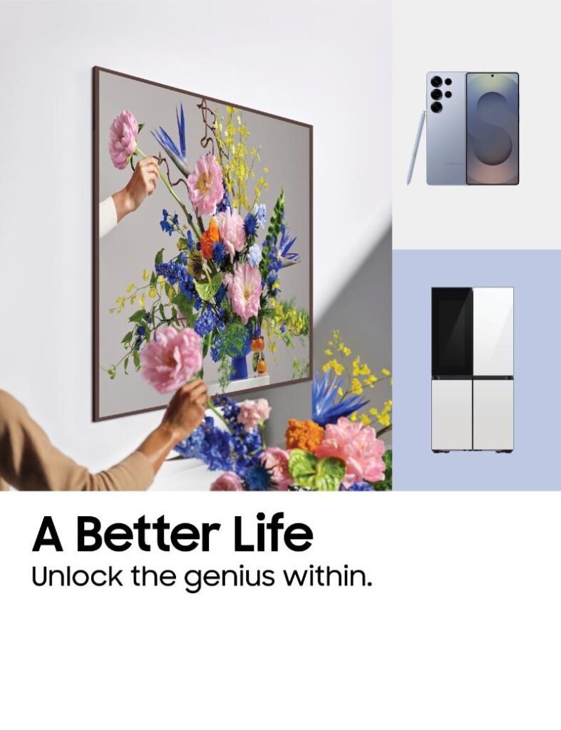 A Better Life with Samsung’s Innovative Products: Elevating Your Life 2 ZAS25096119 BetterLife Campaign First KV Port Samsung 787x1024 1