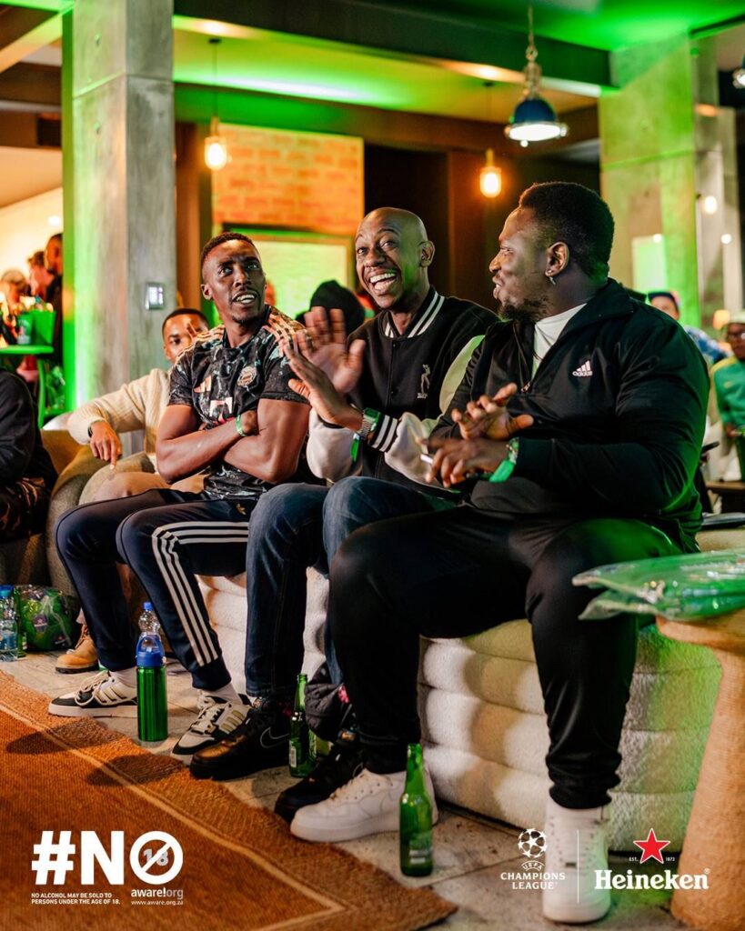 Simphiwe Mdluli Prestige Magazine - Heineken Brings Football Fans Together For The UEFA ...