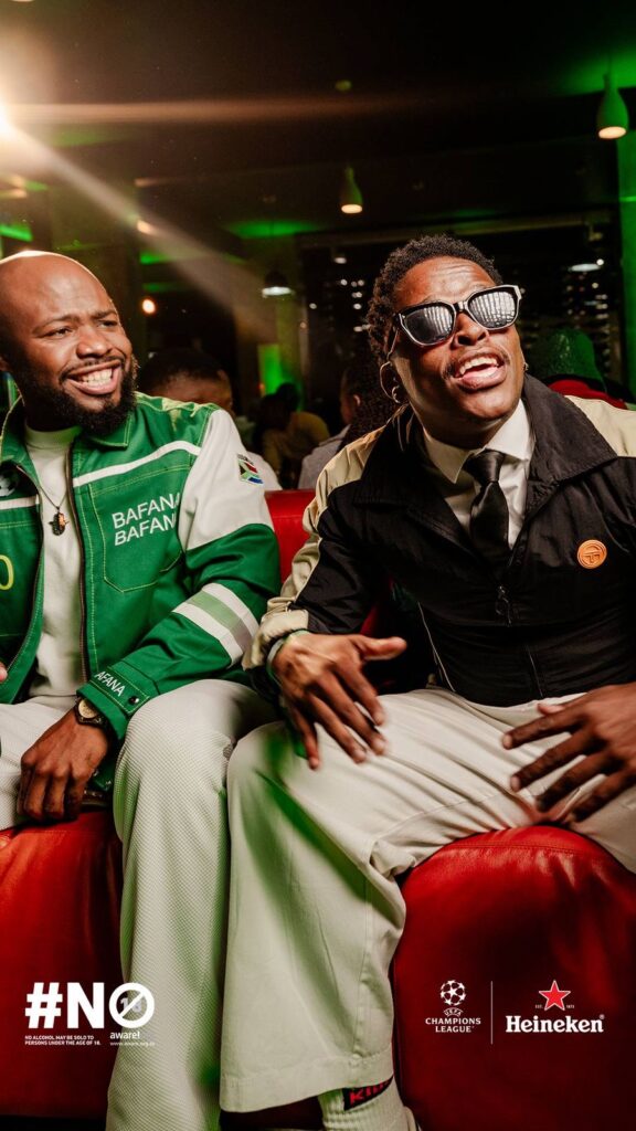 Heineken brings fans together at Heineken South Africa House to watch the UEFA Champions League Final in a shared viewing setting.