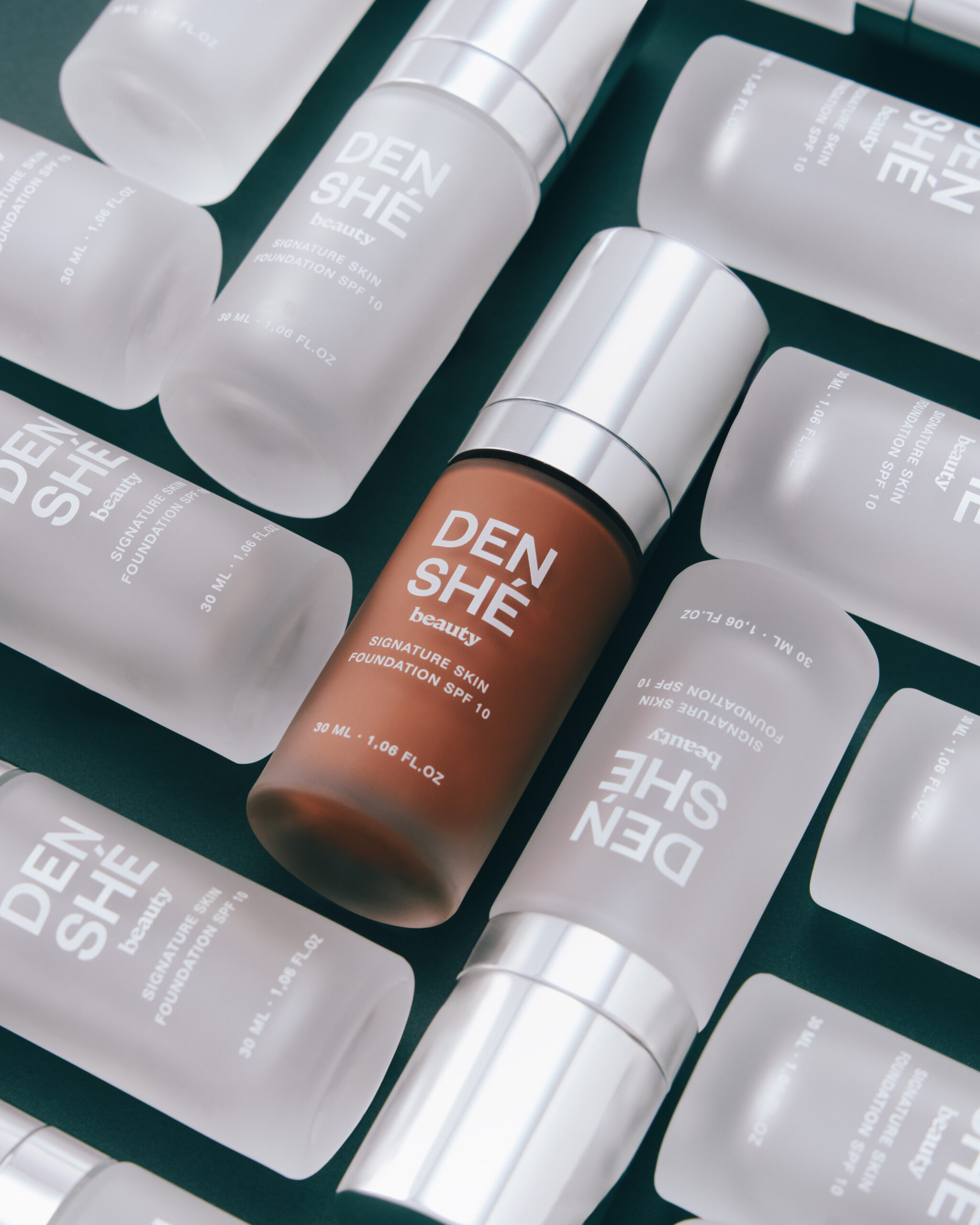 Denshé Beauty has removed the shade range entirely. Inside the Illovo atelier making a custom foundation for every guest, measured and mixed to order.
