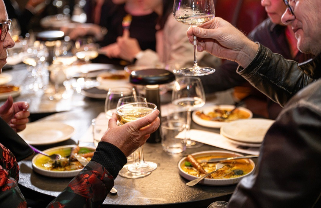 The venue stays undisclosed until shortly before the evening, making the arrival part of the experience. Image supplied. Secret Dining
