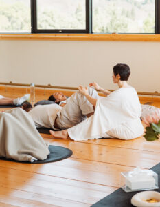 Making room for stillness during a Life Force,healinhg, Activation session at Alchemy Studio, Dunkeld.