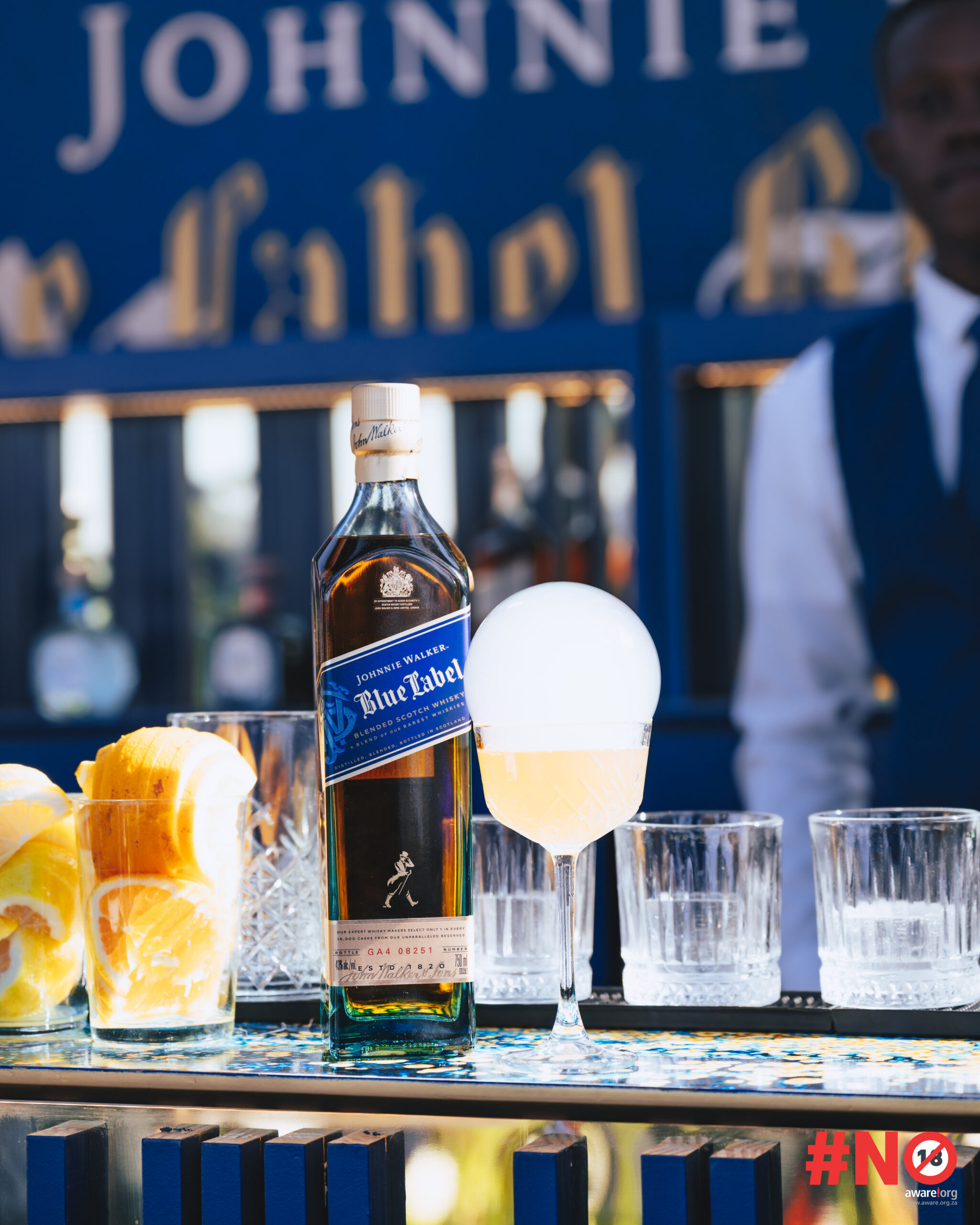 Johnnie Walker Blue Label draws on one cask in 10,000, selected for depth and character rather than consistency.