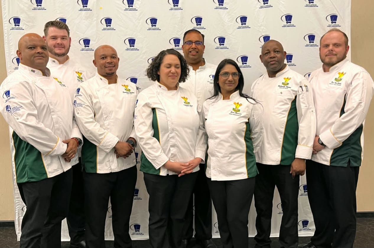 Team Masakhane, South Africa's national junior culinary team, in training ahead of the 2026 Culinary World Cup in Luxembourg