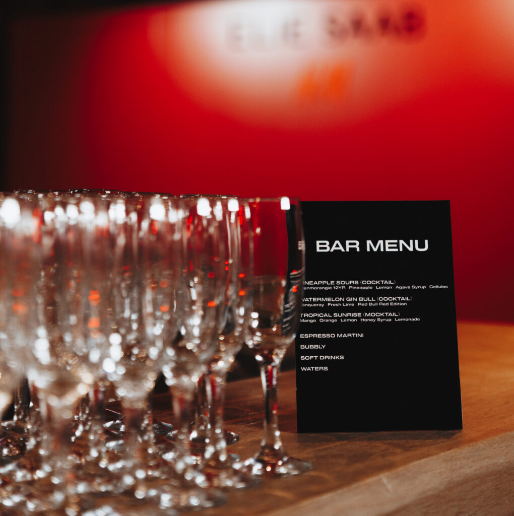 Pieces from the ELIE SAAB x H&M collection were worn at a preview dinner at Alto in Sandton, ahead of the collection’s release in South Africa.