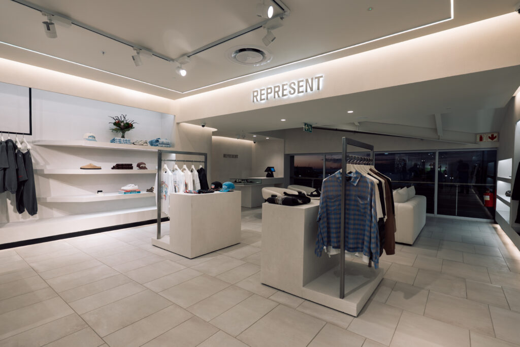 Represent Finds Its First African Home at the V&A Waterfront 2 Represent's first African flagship, on the Upper Level of Cape Town's V&A Waterfront.